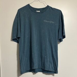 Champion Men's Teal Short Sleeve Tee